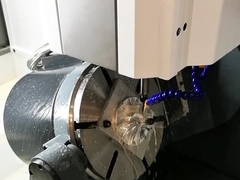 Высокоточный металл 5-осевое CNC обработки нержавеющая сталь латунь Алюминиевый корпус двигателя