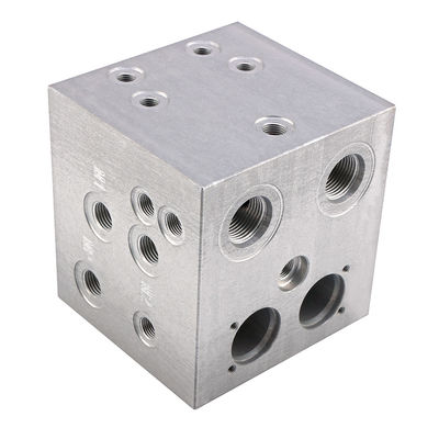 Алюминиевые гидравлические клапаны, манифолтный блок, CNC, обрабатывающие фрезы для промышленных машин